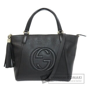Gucci Soho Interlocking GG Handbag Leather